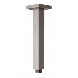 Square Gun Metal Ceiling Shower Arm